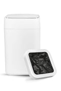 White 4 Gallon Self-Sealing Trash Can M449375