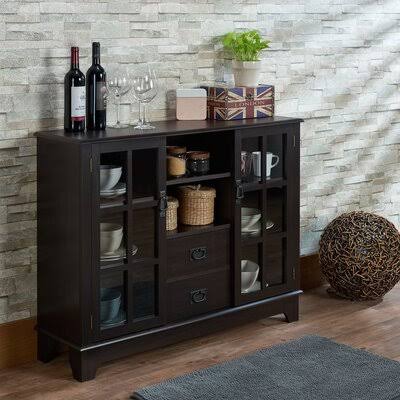 Espresso Console Table E206972