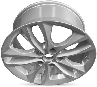 17 inch 5 Lug Silver Aluminum Wheel F2029
