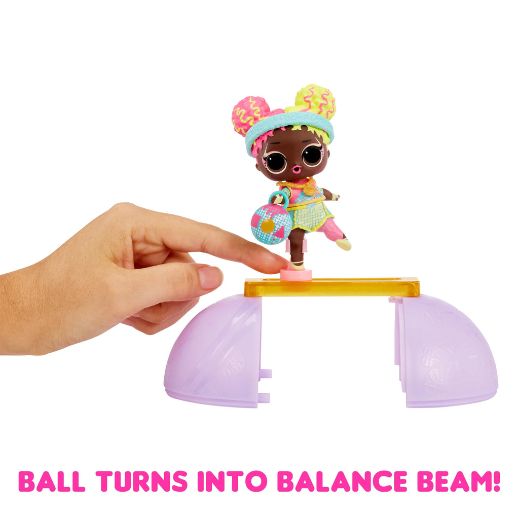 LOL Surprise Gymnastics Doll with 8 Surprises, Balance Beam Ball, Ages 4+ A9506