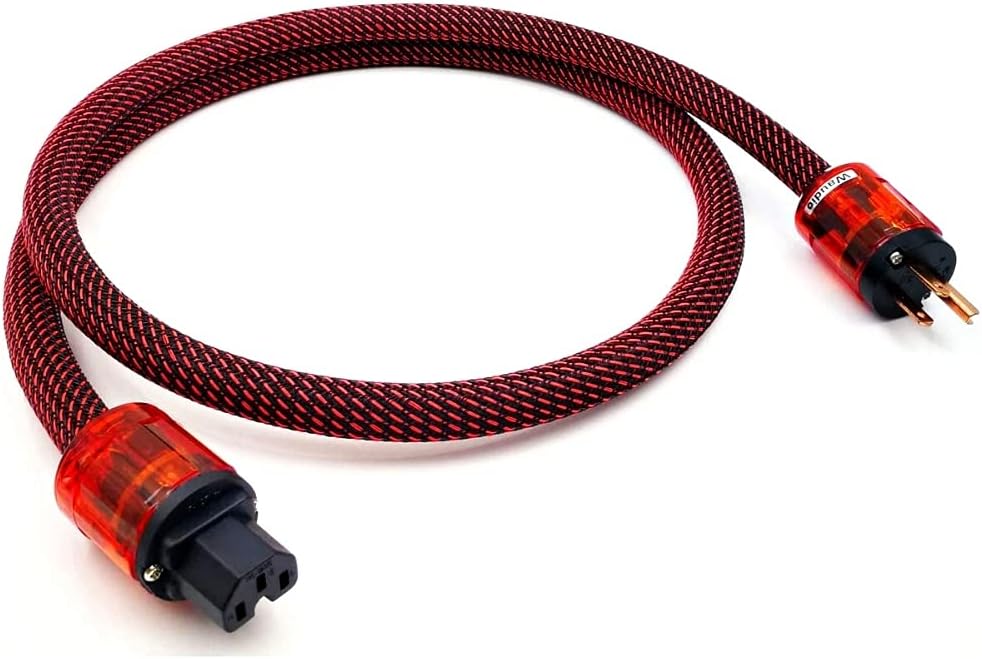 3.3FT 10AWG AC Power Cable with US Plug IEC Connector Q5265