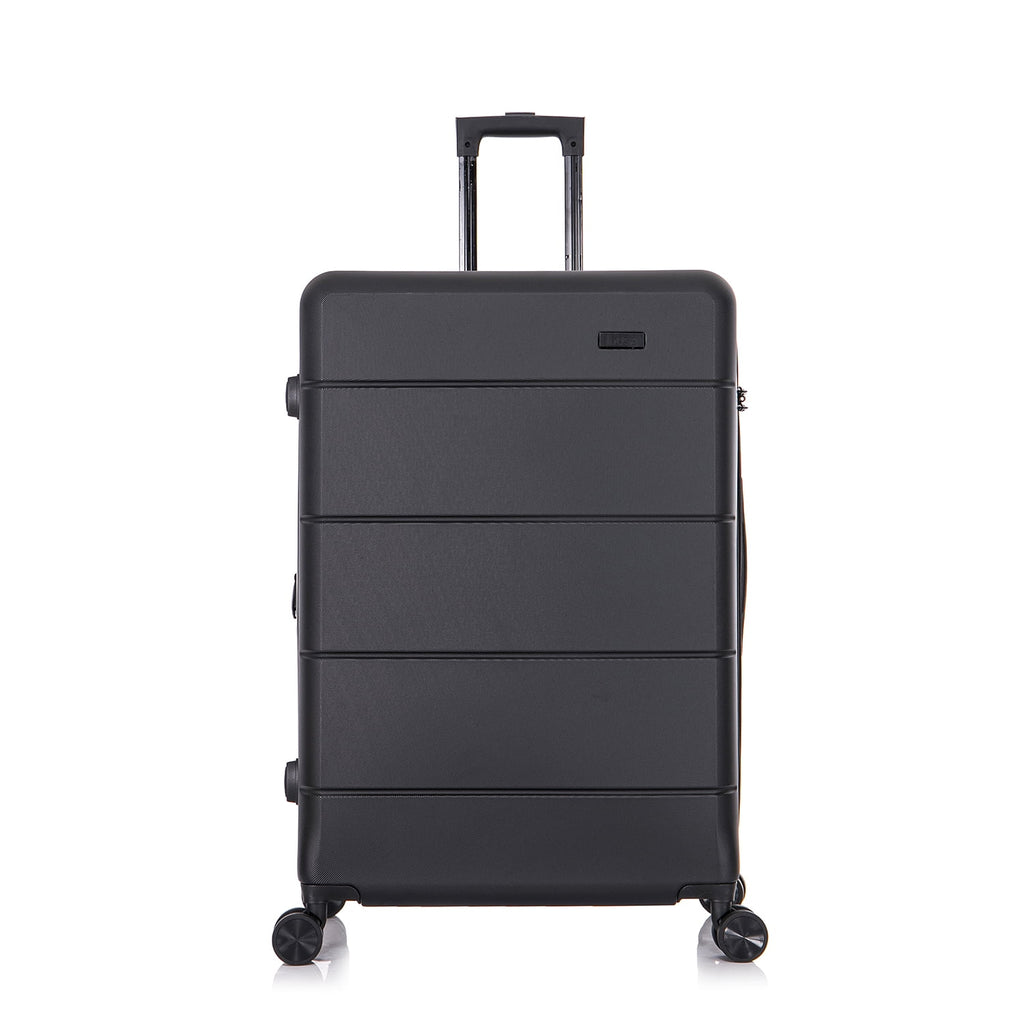 Black 28" Hardside Lightweight Luggage with Spinner Wheels Q358