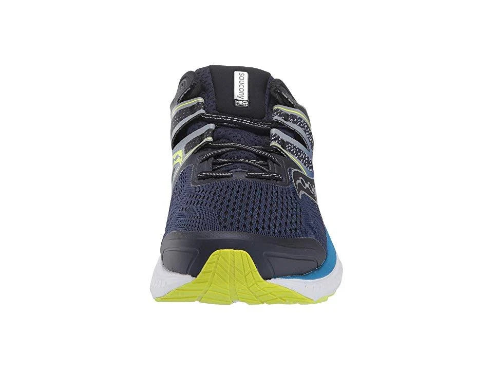 Navy Blue Citron Wide Running Shoes X675
