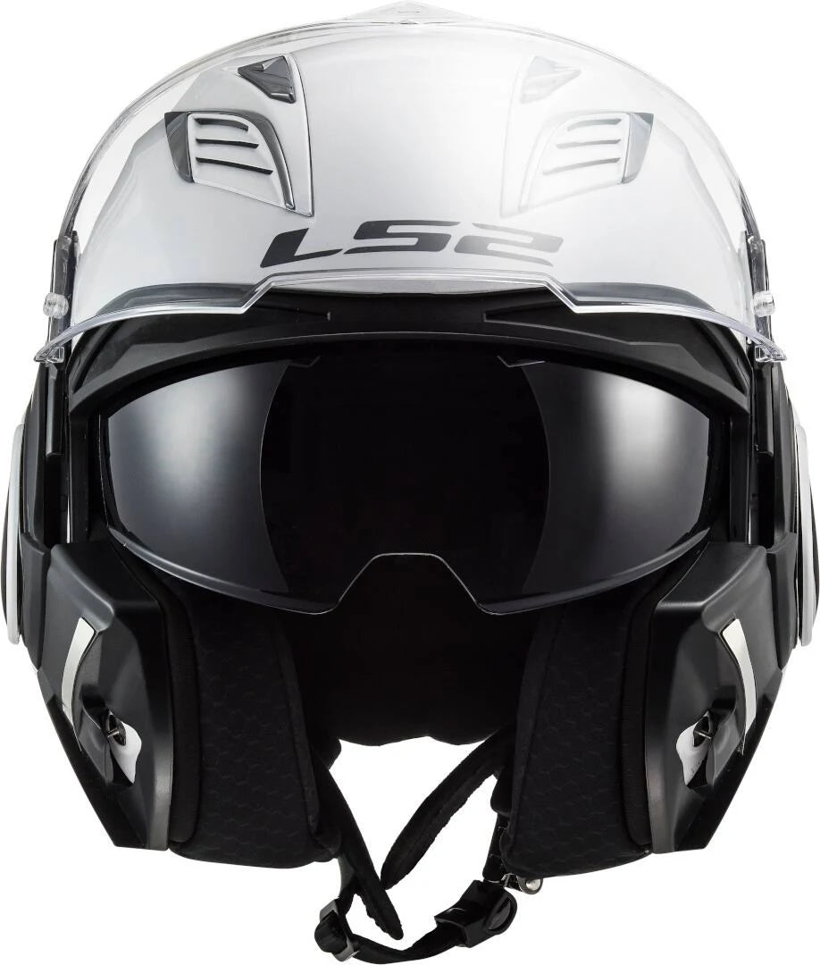 White Solid Motorcycle Helmet T4568