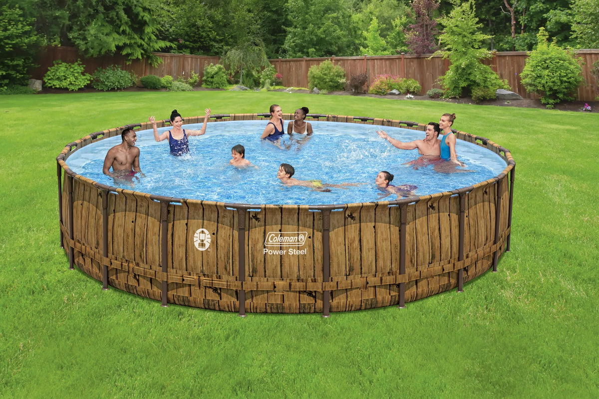 Round Metal Frame Above Ground Pool Set N693