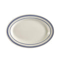 Blue Line Rolled Edge Oval Platter 15-1/2in. x 10in. E26870