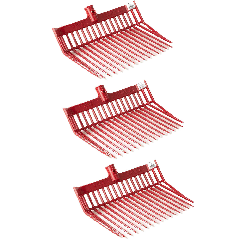 Polycarbonate Pitchfork Replacement Head with Angled Tines (3 Pack) B423