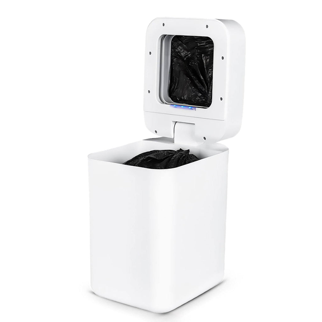 White 4 Gallon Self-Sealing Trash Can M449375