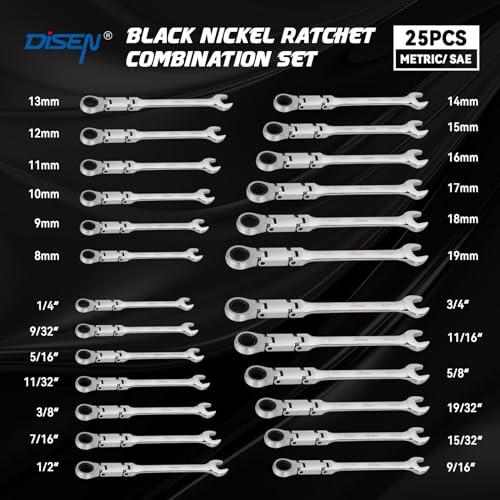 12-Piece Metric Ratcheting Wrench Set with Case W96943