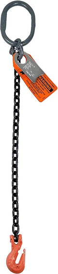 1/2" x 10' Single Leg Chain Sling with Grab Hook Grade 100 S7473