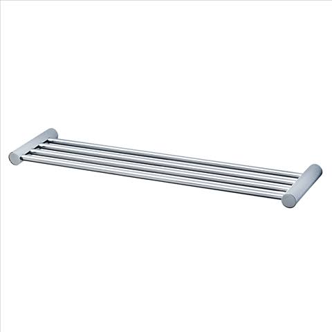 Satin Nickel 24x22 Towel Bar Shelf S2126