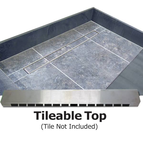60x22 x 33x22 Single Threshold Shower Base with Drain Top V993275