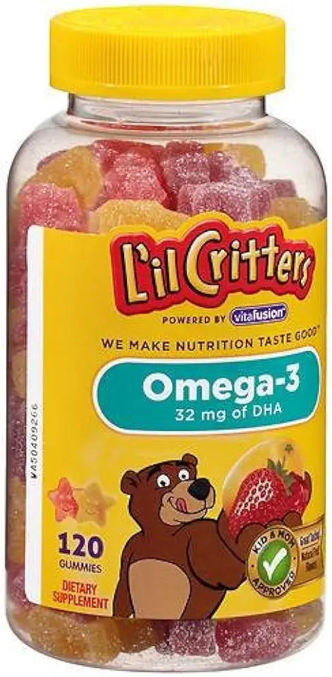 Omega-3 DHA Gummy 120 ea Pack of 2 B5875