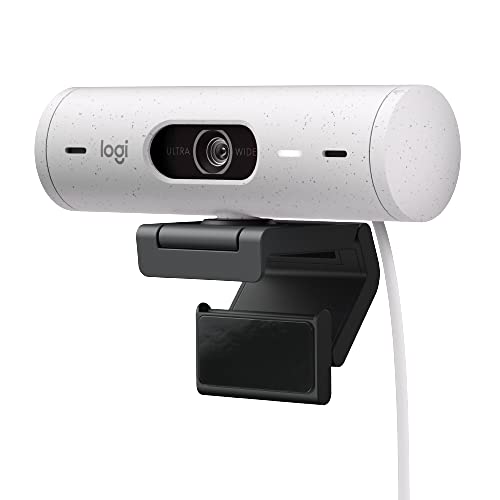 Full HD Webcam with Auto Light Correction, Privacy Cover, USB-C Cable - Rose U4751