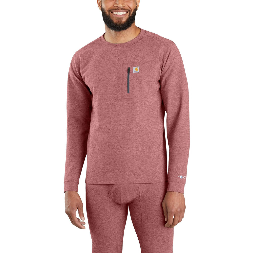 Brick Red Heavyweight Crew M136
