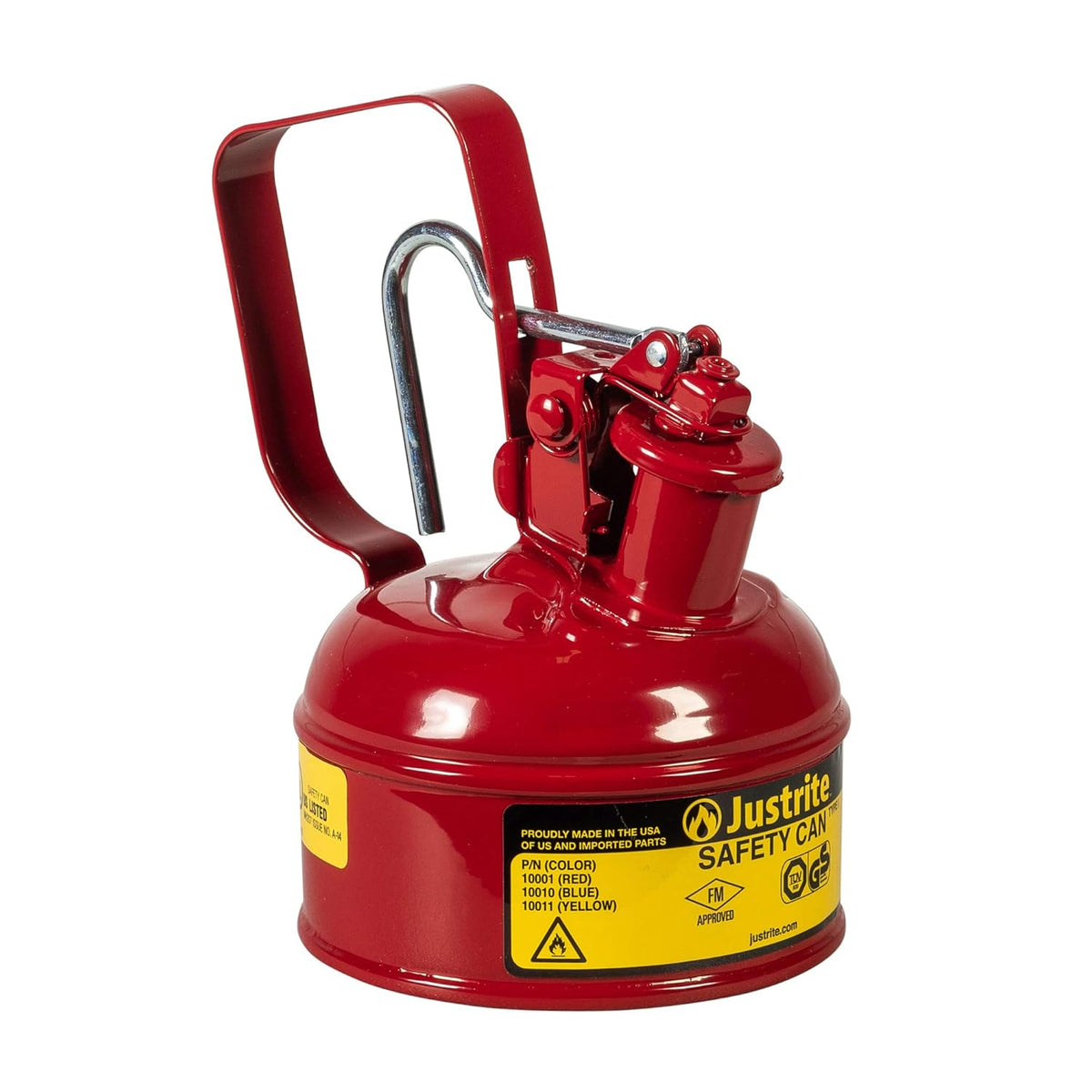 0.5L Red Steel Safety Can L250619