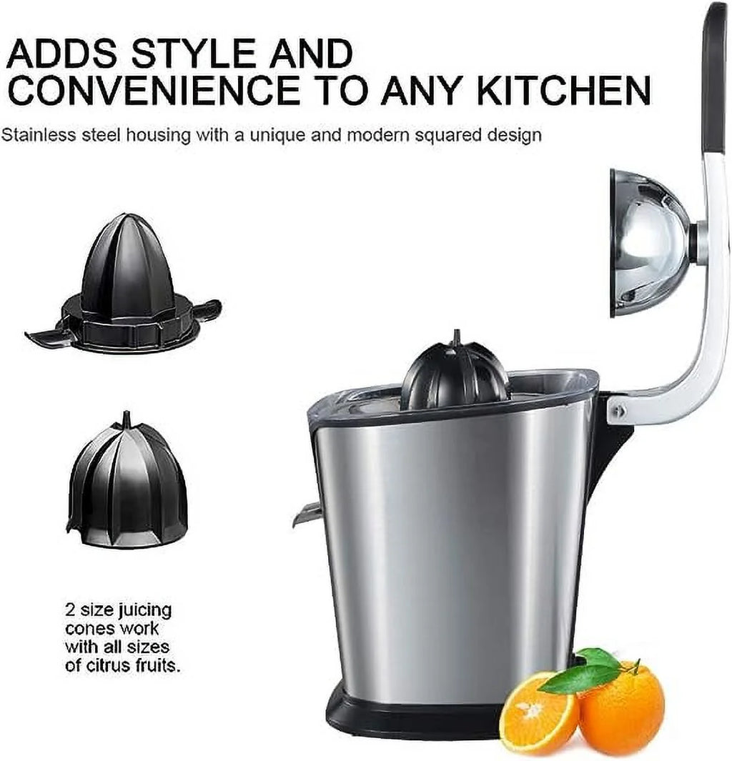 Stainless Steel Electric Citrus Juicer Press 160-Watt N641051