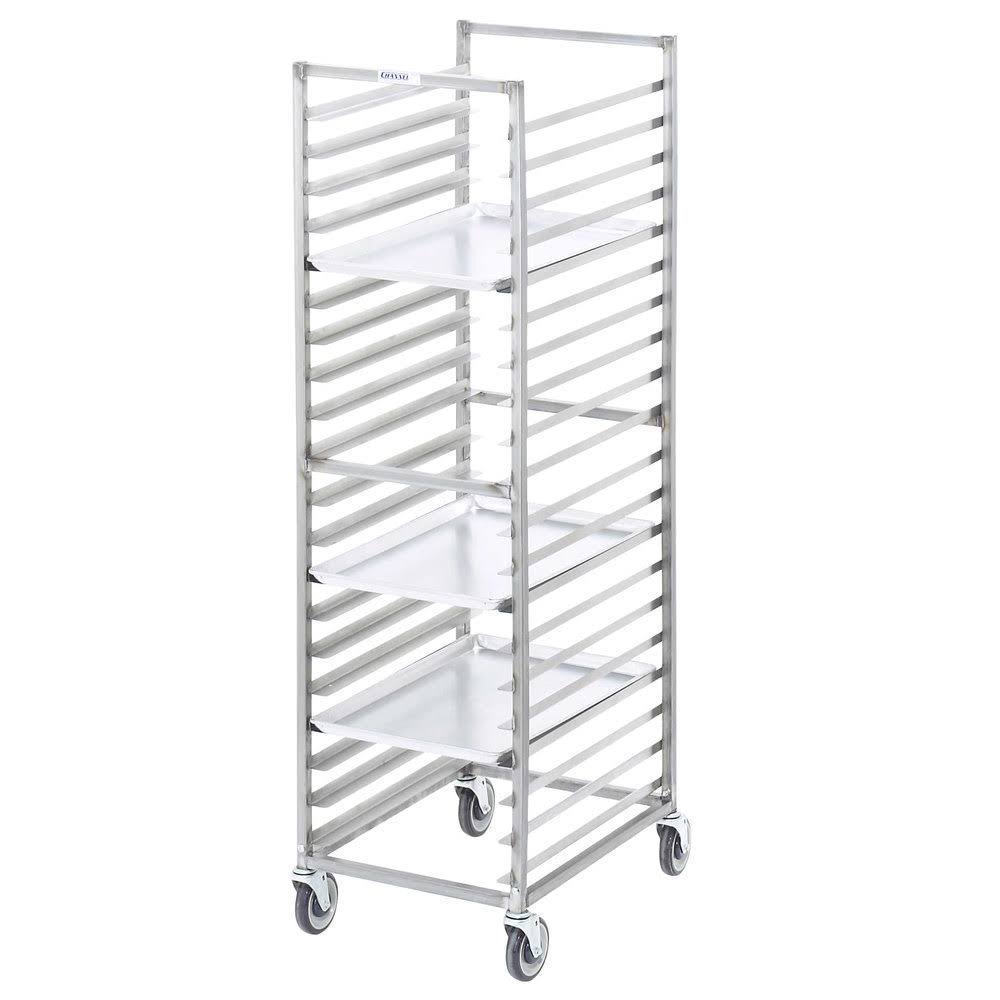 Stainless Mobile Bun Pan Rack 20 Pan Cap Q429