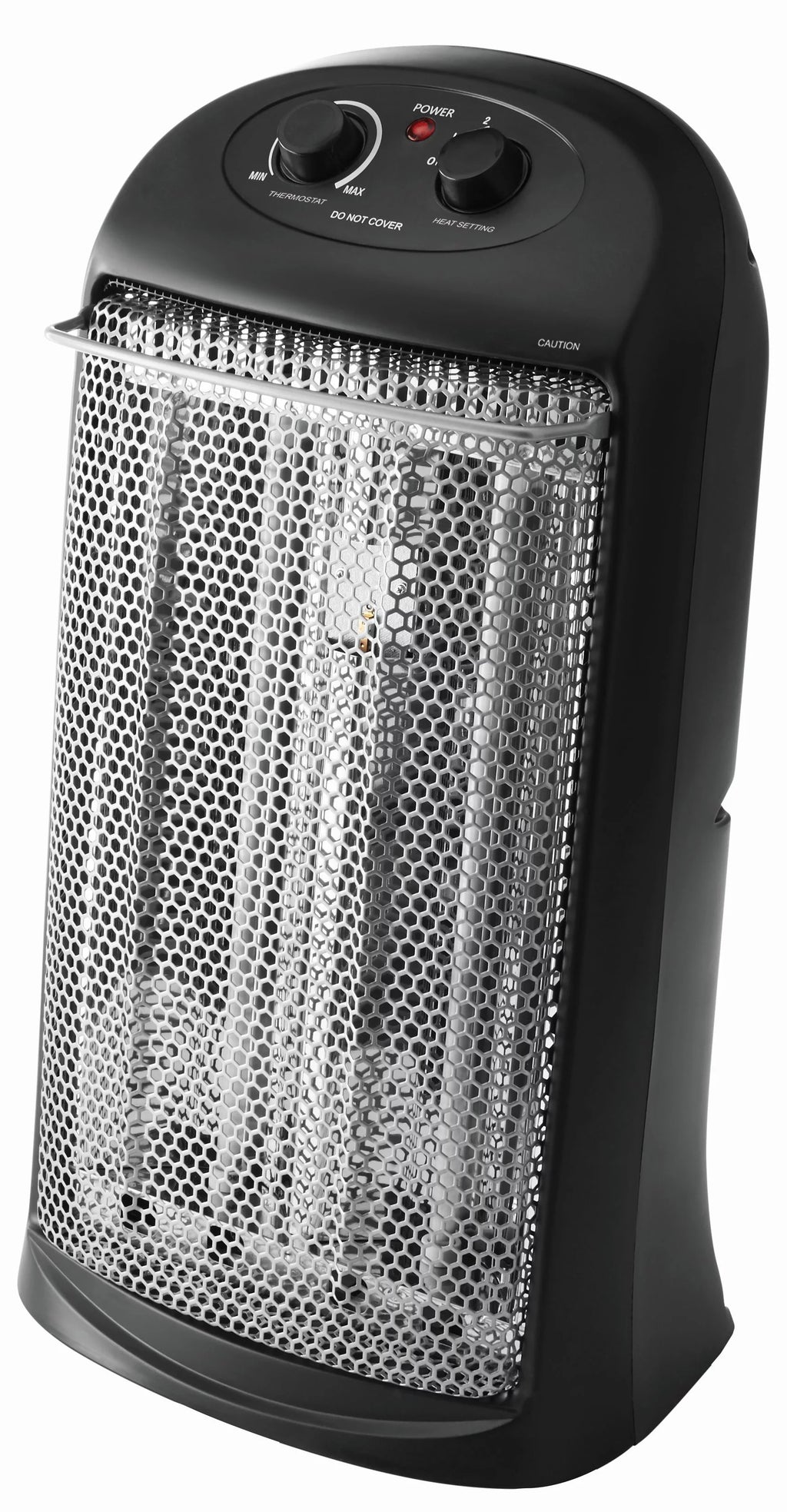 Black Quartz Electric Tower Space Heater S543