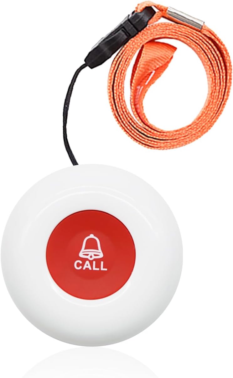 Wireless SOS Call Button Vibration Pager Nurse Calling Alert System C3927