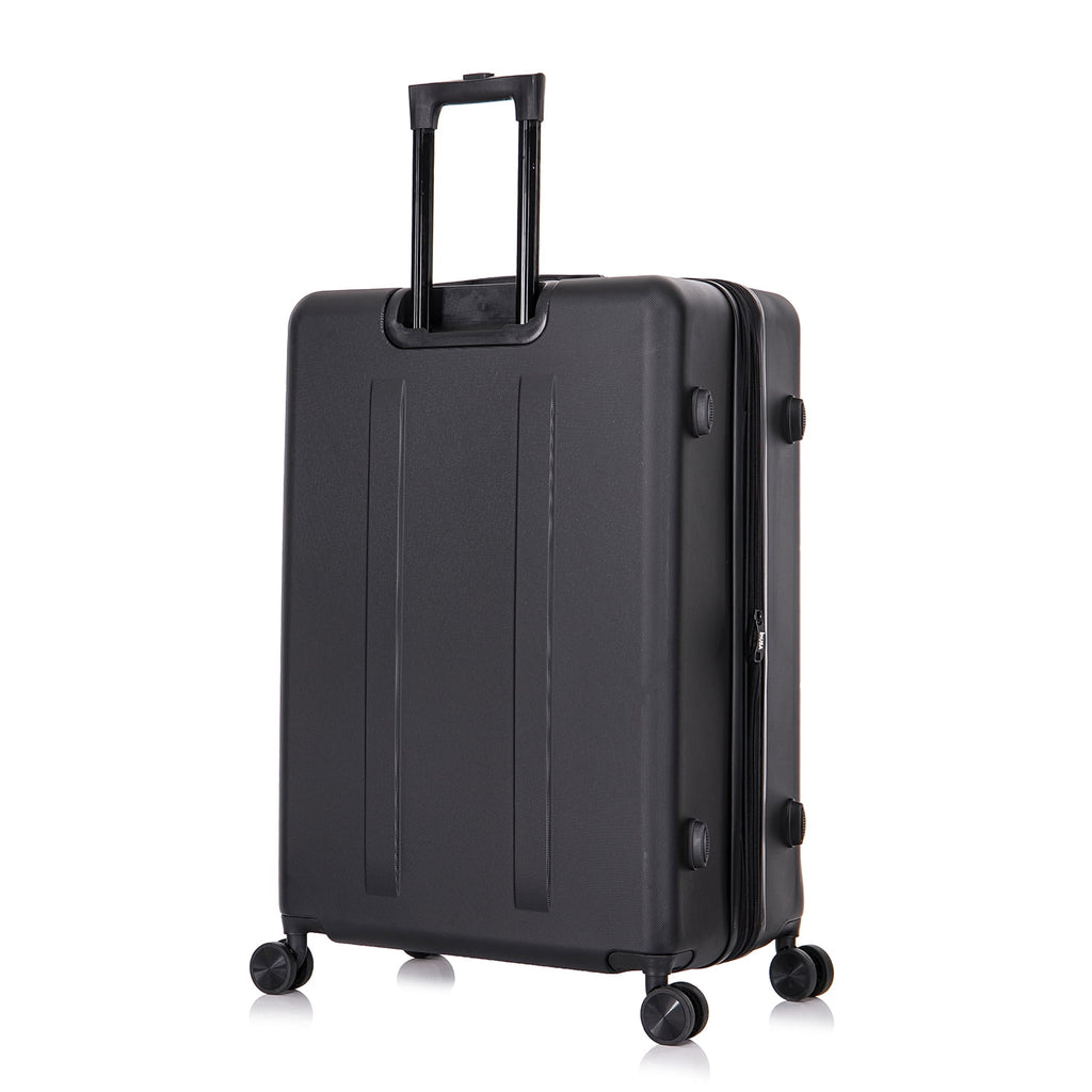 Black 28" Hardside Lightweight Luggage with Spinner Wheels Q358