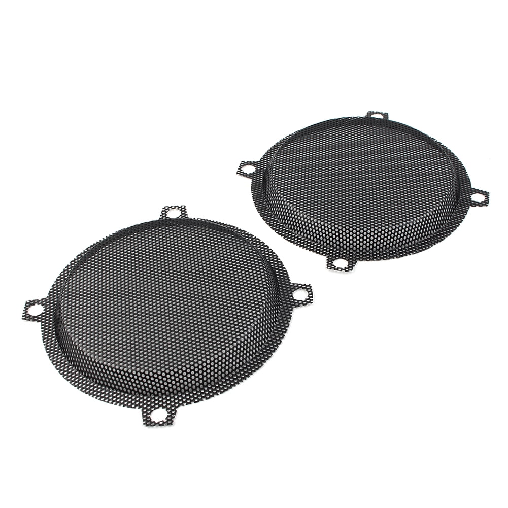 Black Motorbike Wired Punched Steel Mesh Speaker Grilles Cover for Harley Davidson Electra Glide 5.25" Speaker FLHTCU 1996-2013 D355079