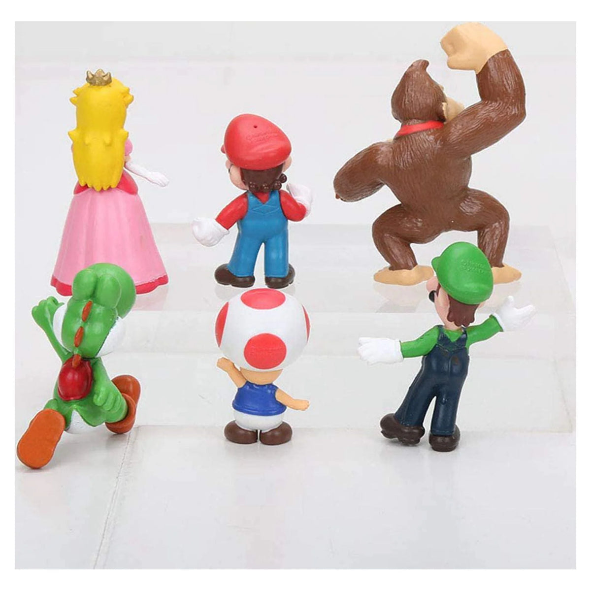 6 pcs Super Mario Action Mini Figure Set G709490