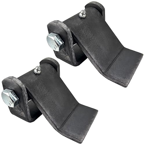 2 Pack Heavy Duty Steel Weld On Leaf Style Trailer Hinges R684893