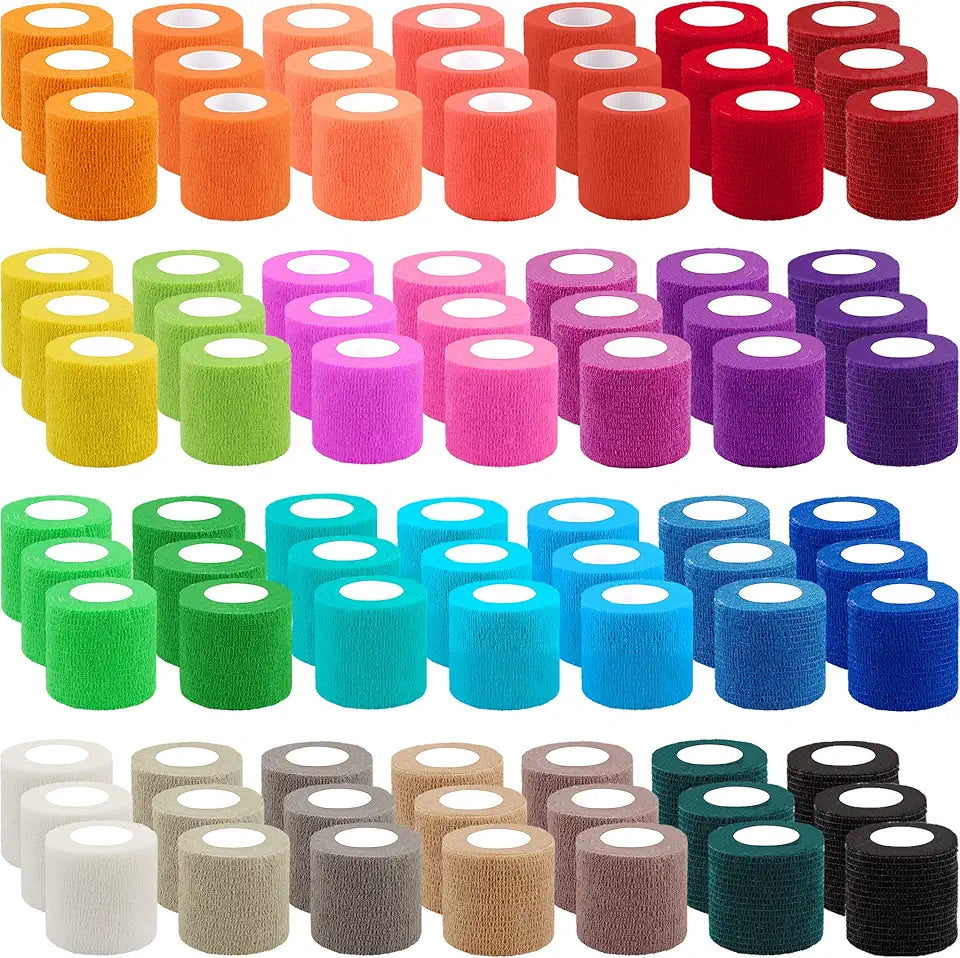 Self Adhesive Bandage Wrap 2 Inch x 5 Yards Breathable Athletic Stretch Bandages H257