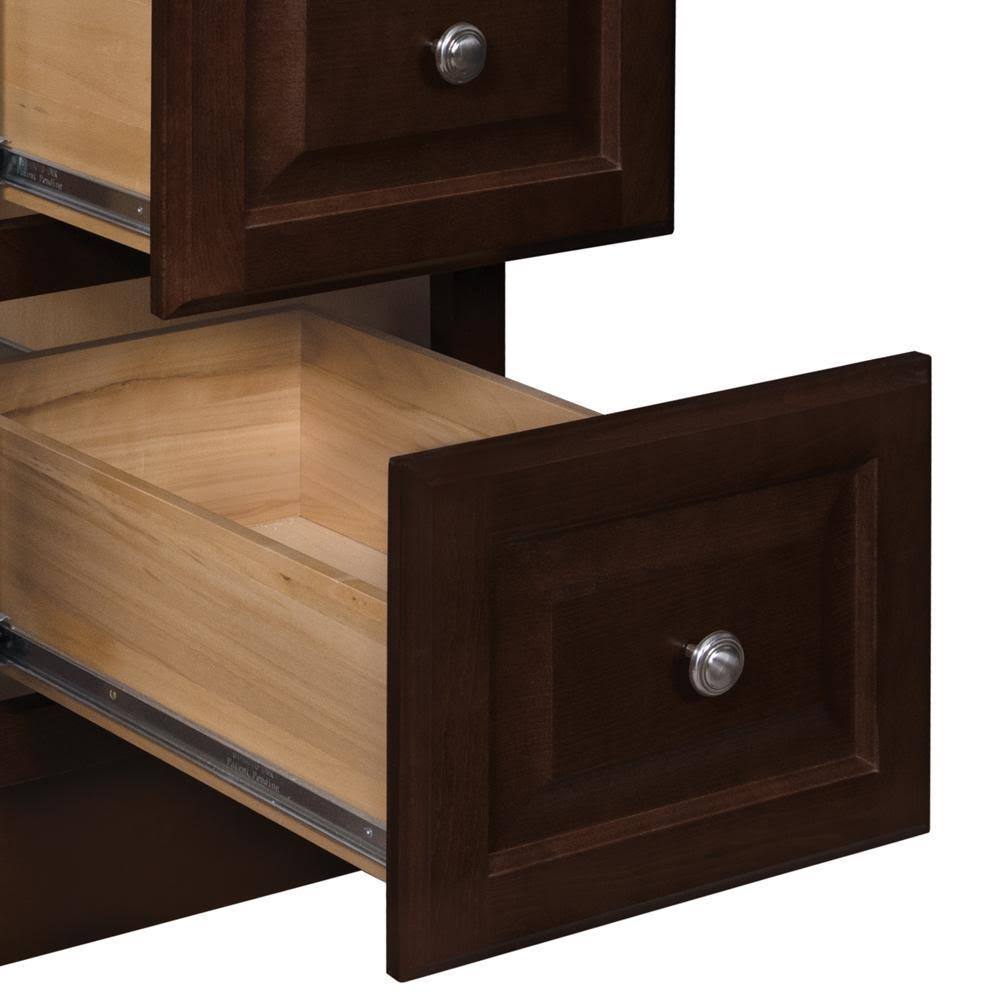 Cognac Bathroom Vanity Cabinet X74741