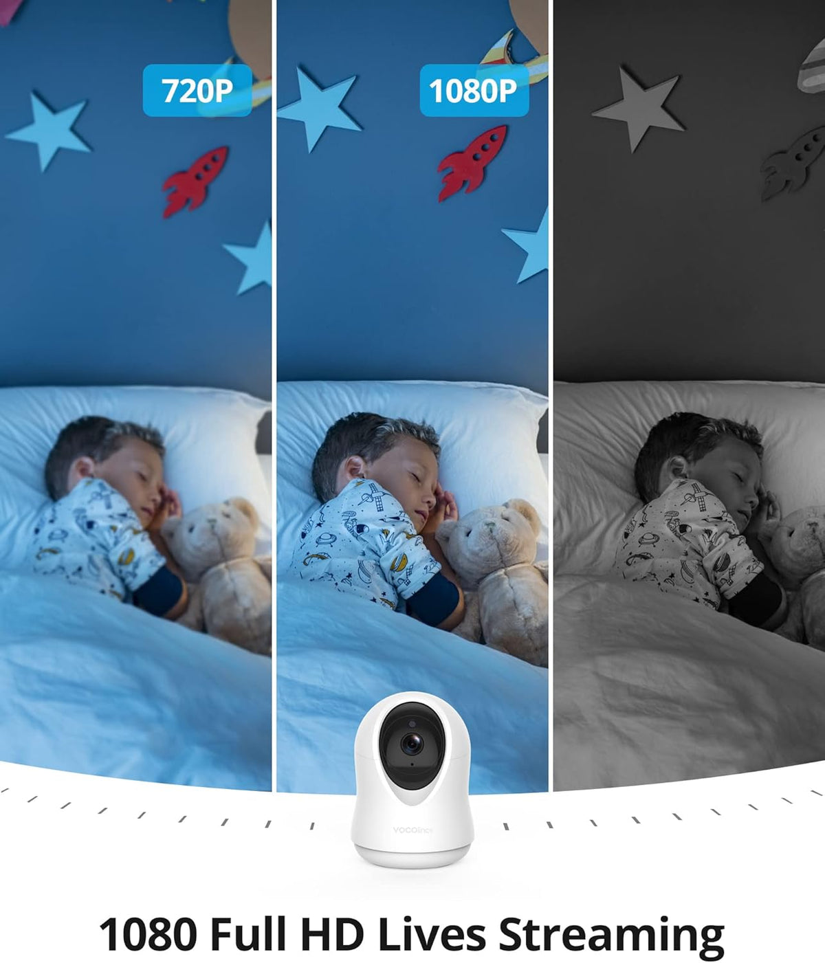 1080P HomeKit Indoor Security Camera with Night Vision and 2-Way Audio B39441
