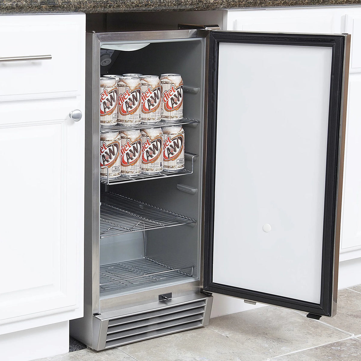 Stainless Compact Refrigerator J216