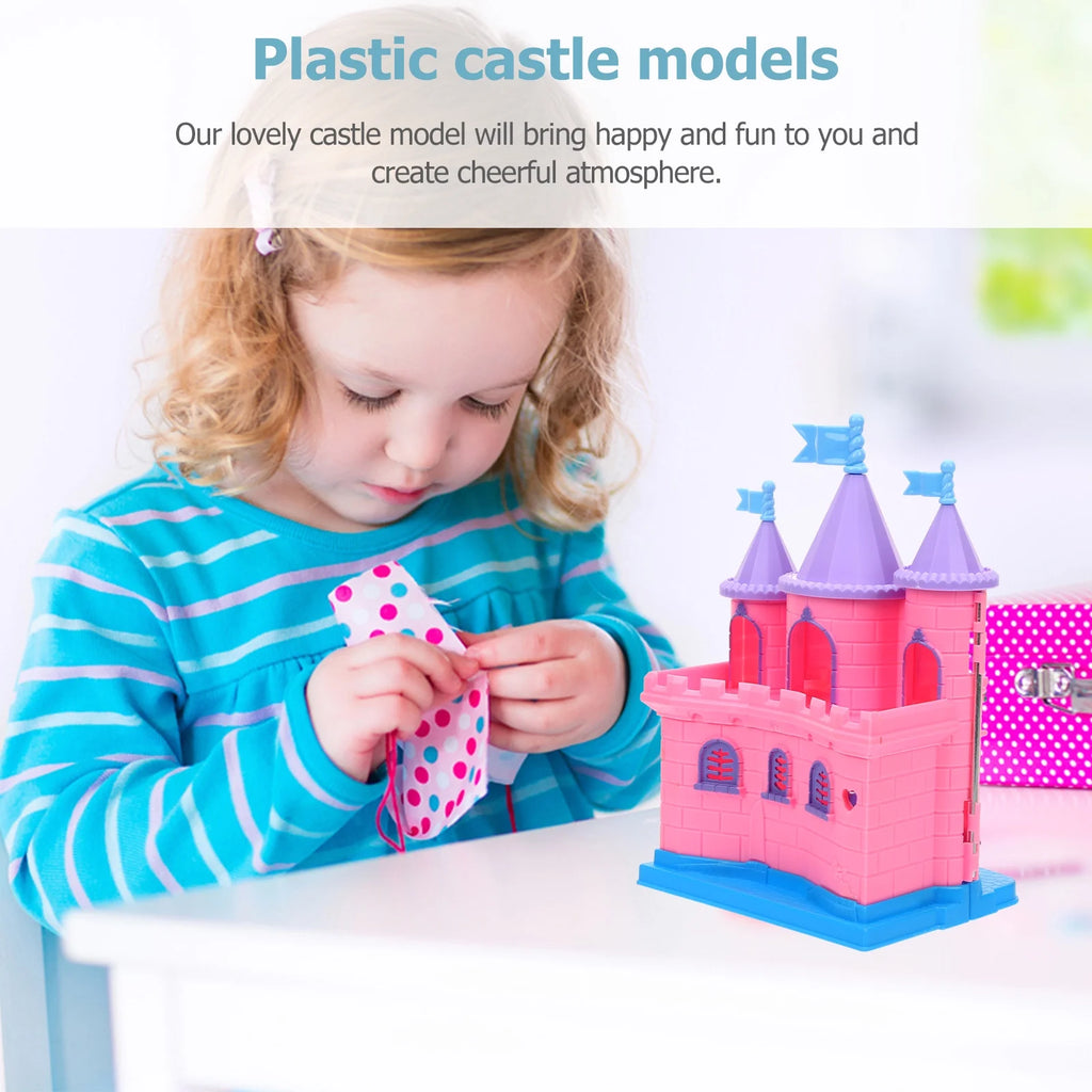 Miniature Castle Dollhouse Kit Plastic I5627