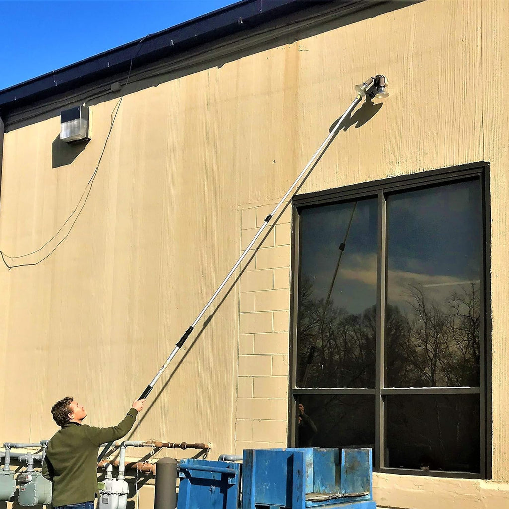 Light Bulb Changer with 7-30 Foot Telescopic Extension Pole, Suction Cup Style J256