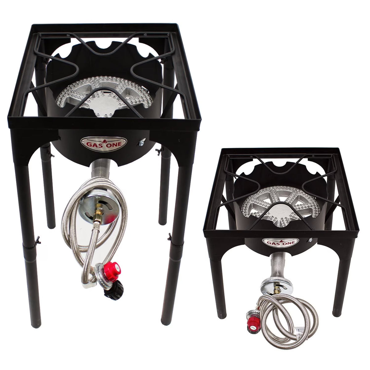 Propane 200,000-BTU Single Outdoor Brewing Burner with Adjustable Height V6987