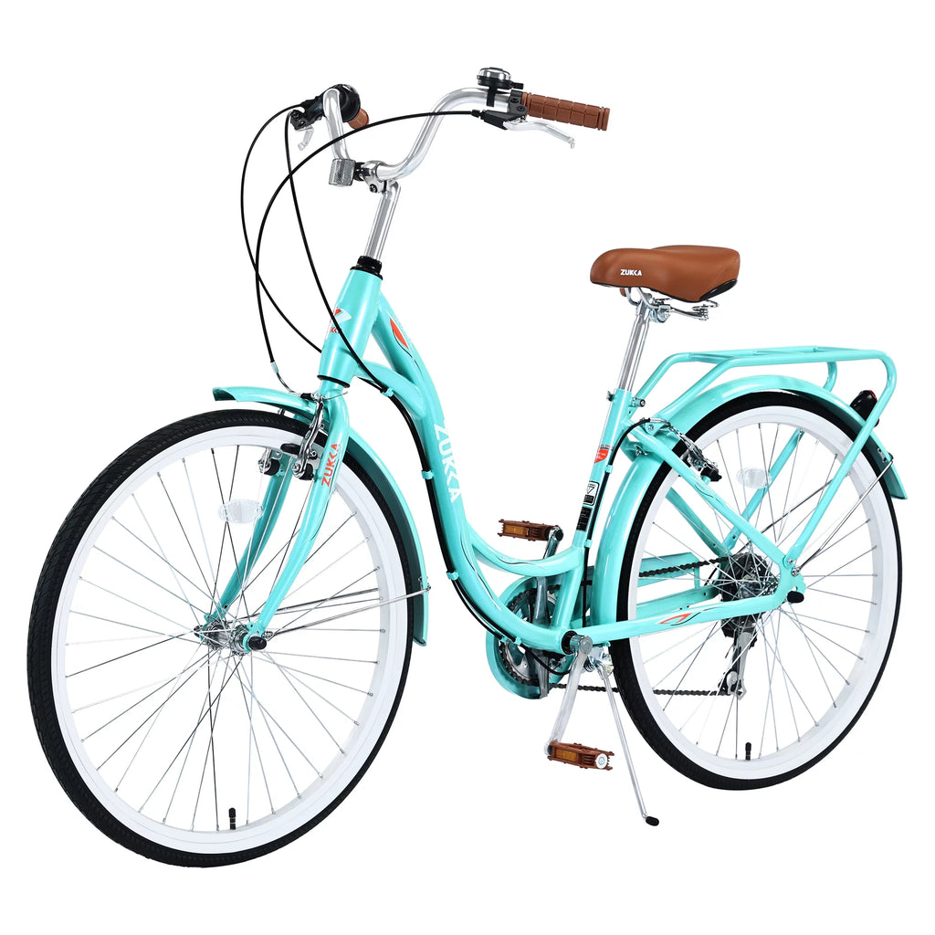 26 inch 7 Speed Steel Frame Bicycle Q75892