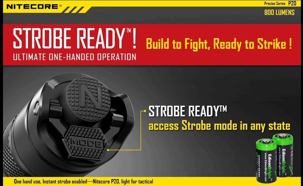 800 Lumen LED Tactical Flashlight E109