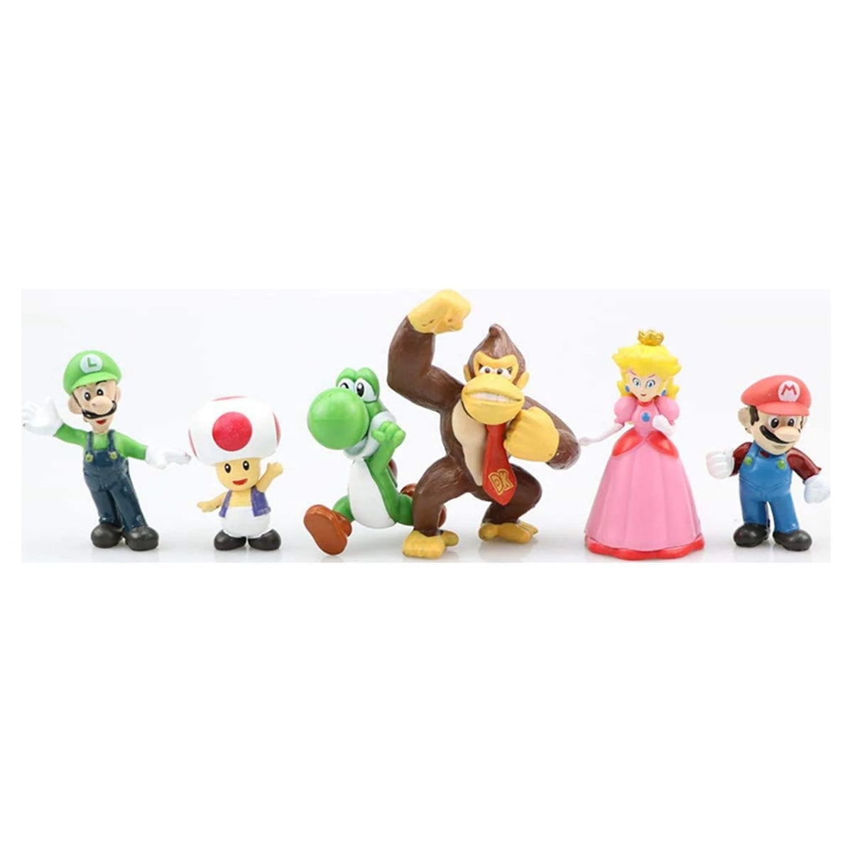 6 pcs Super Mario Action Mini Figure Set G709490