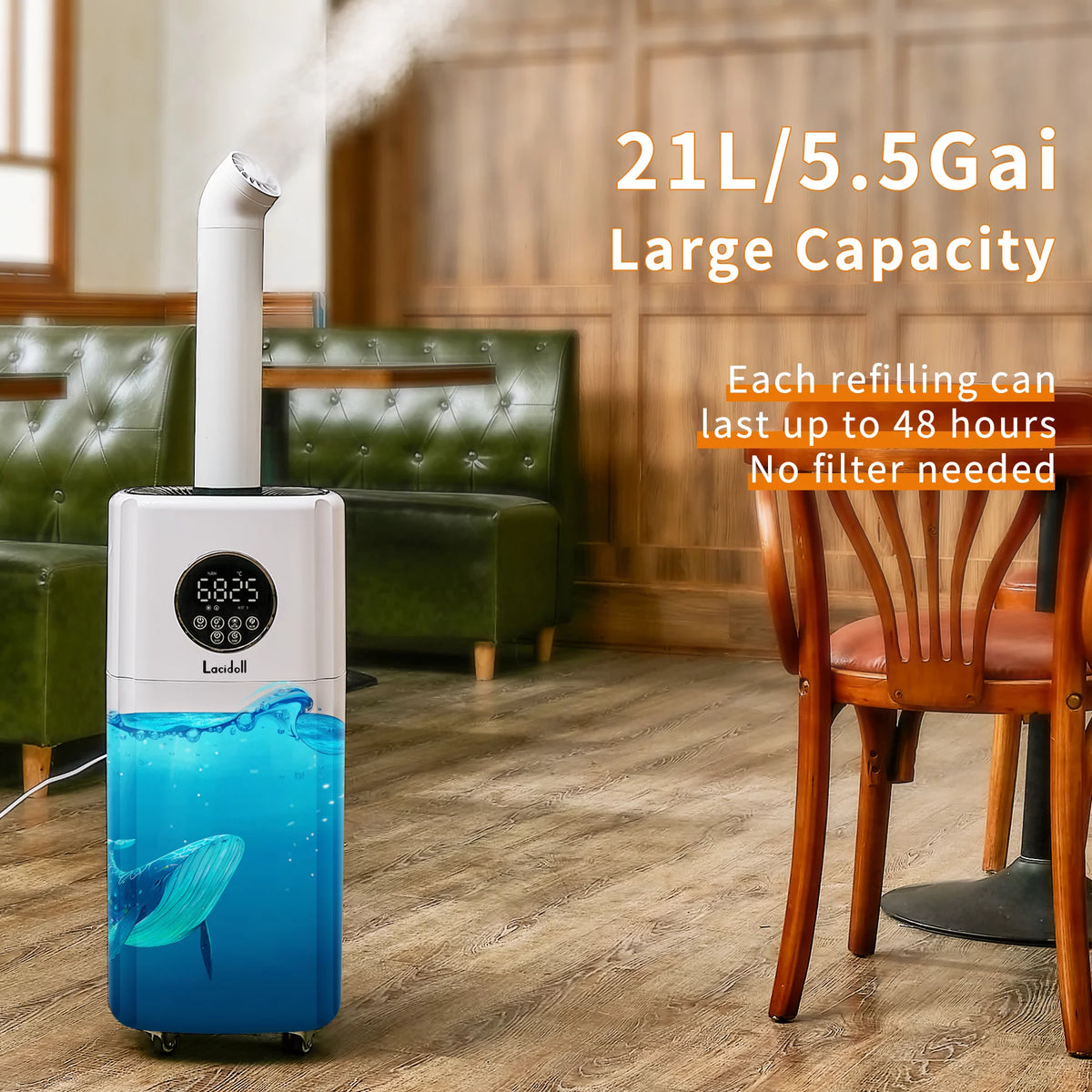 Large 5.5Gal Cool Mist Humidifier C434