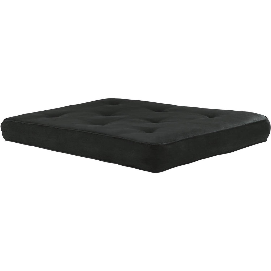 8-Inch Independently Encased Coil Futon Mattress Full Size Black I9623