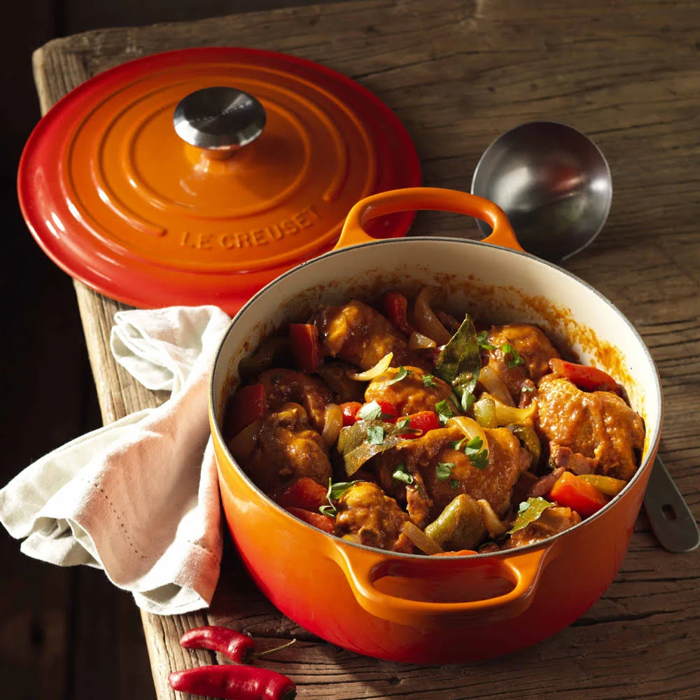 Satin Black Cast Iron Casserole D945