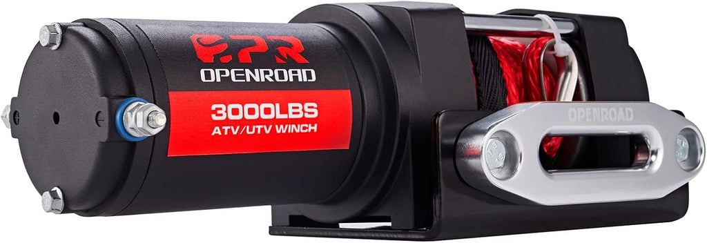 ATV Winch 3000lbs 12V Electric Winch with Wireless Remote Control Mounting Bracket W887
