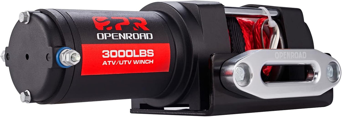 ATV Winch 3000lbs 12V Electric Winch with Wireless Remote Control Mounting Bracket W887