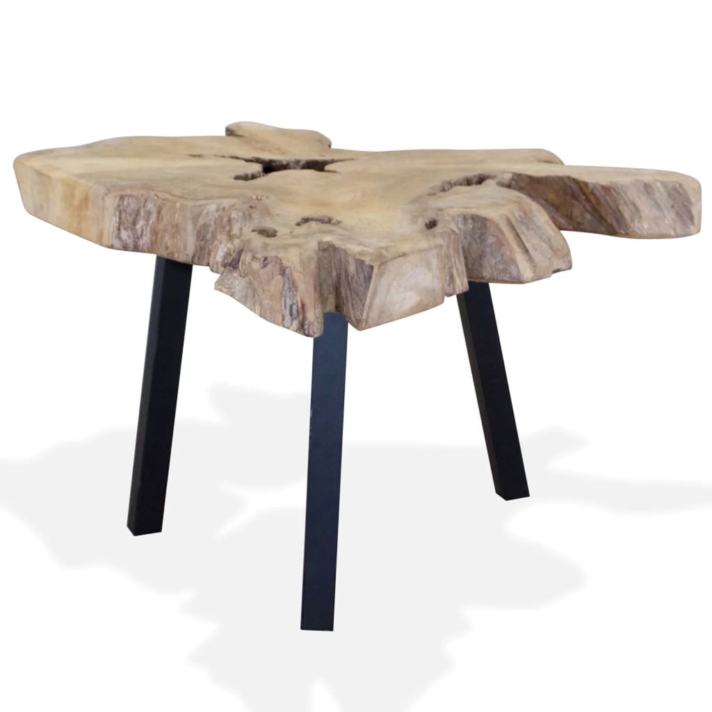 Teak Coffee Table with Steel Legs X77053