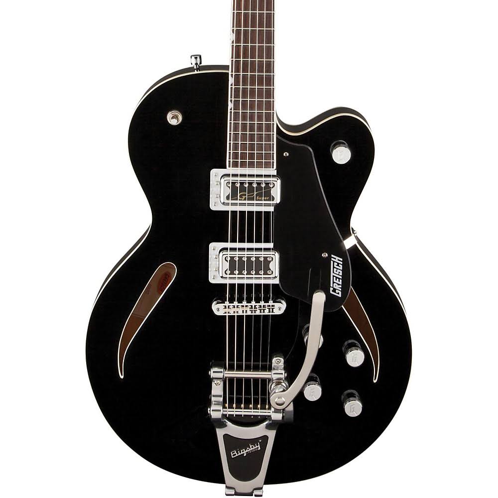 Black Electromatic Center-Block Guitar T4443