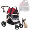 Pet Stroller with Detachable Carrier Z258352