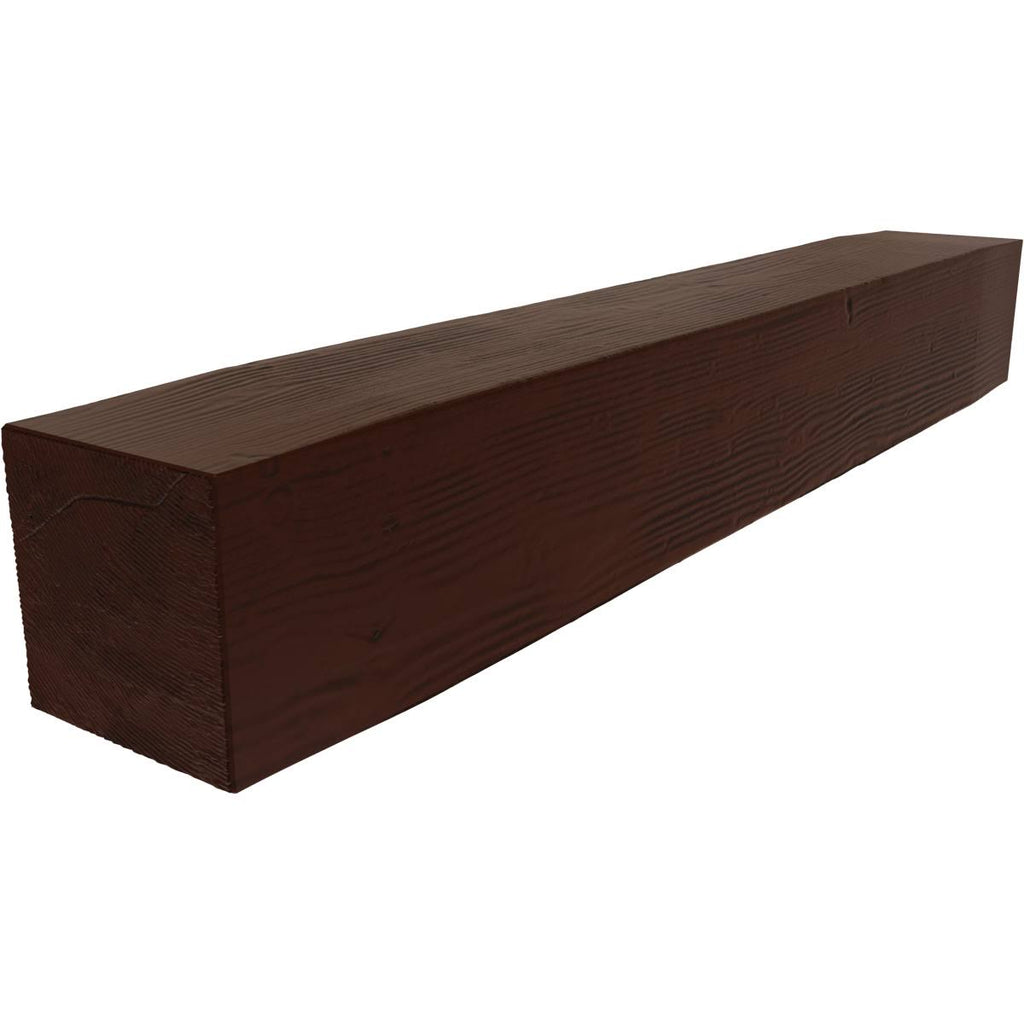 Natural Pecan Sandblasted Faux Wood Fireplace Mantel X942