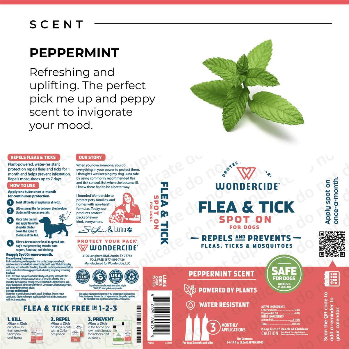 Flea & Tick Spot On for Dogs X265