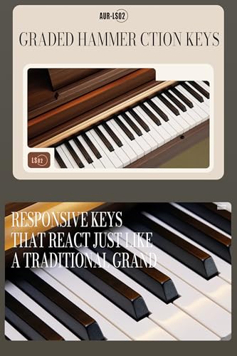 88-Key Weighted Digital Piano Keyboard with Triple Pedal Y53338
