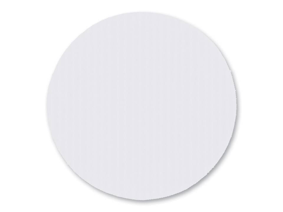 White Corrugated Cake Circle 250 A532